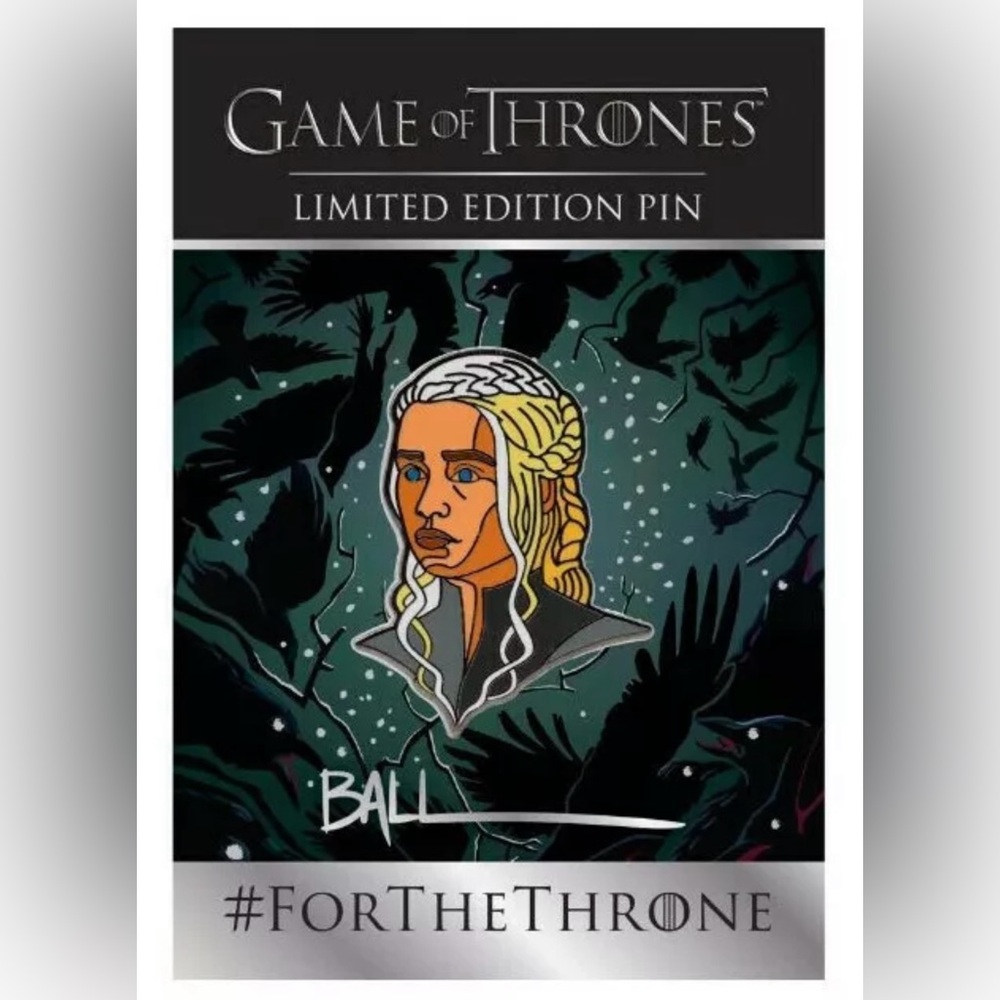 NEW Game of Thrones Limited Edition Pin Badge Daenerys Targaryen